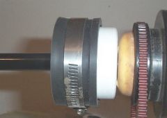 Chuck for holding Blanks firmly in power wrapper or lathe