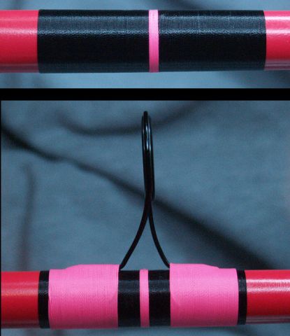 Neon Pink and Black Guide wrap