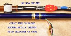 Cobalt Blue CTS Blank Guide Wrap