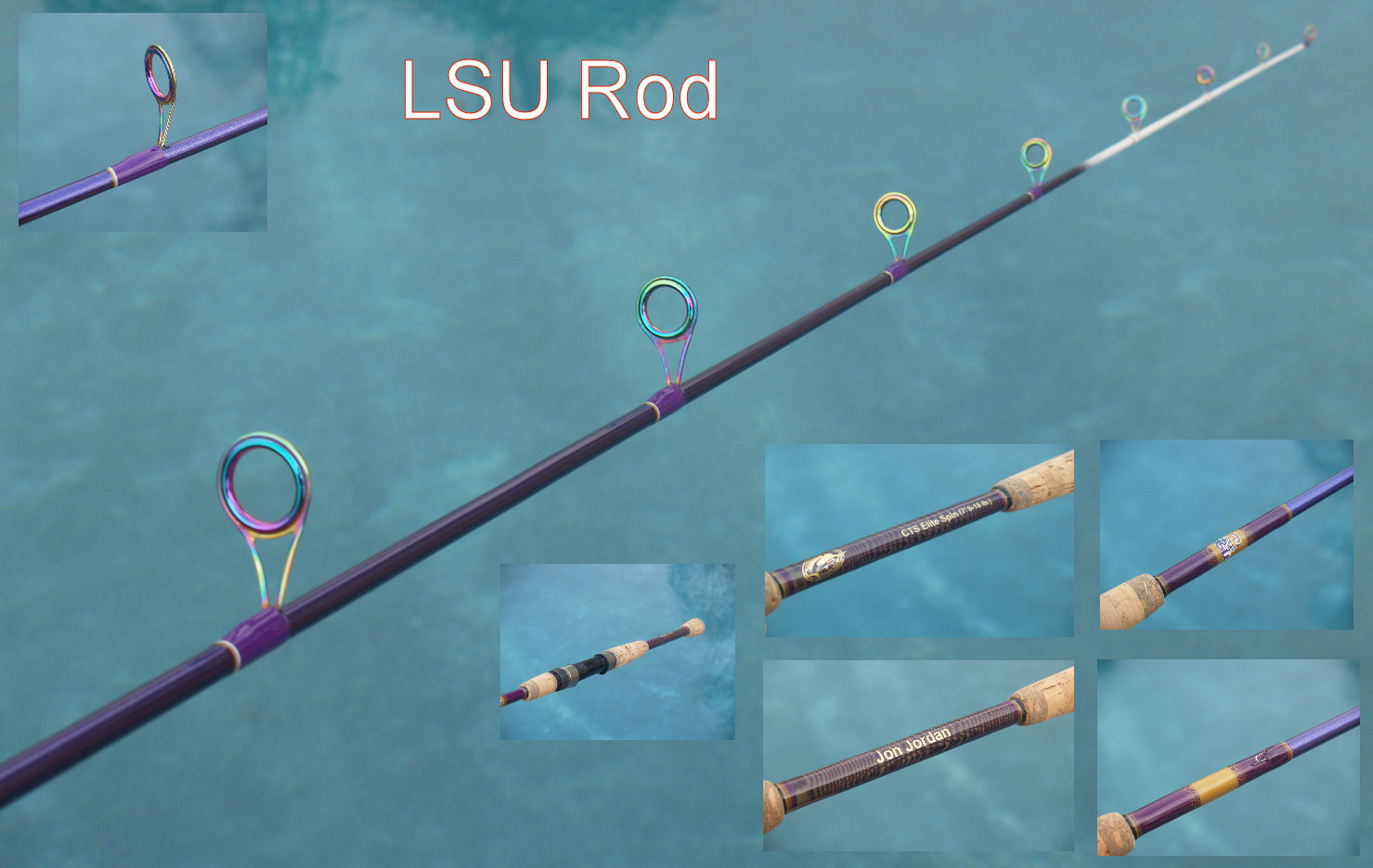 LSU theme rod