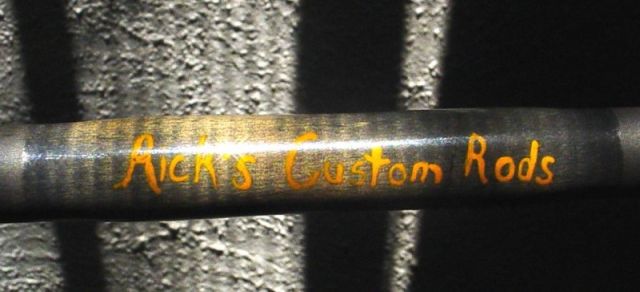 Rod inscription to match hossel and guide