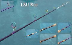 LSU theme rod