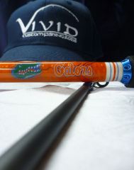 Vivid Rods FL Gators Theme Rod