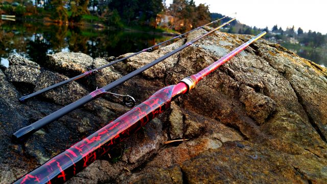 7'0 3pc light powered travel trout rod.