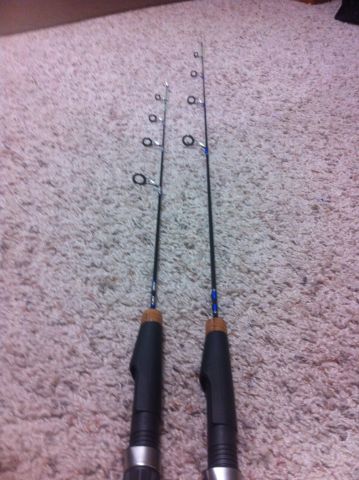 Matching Ice Fishing Rods