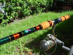 finished rod with shimano  2000 reel