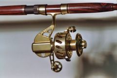 Spinning rod with Cocobola handle