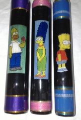 Homer, Marge, Bart weave samples
