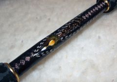 Stealth rod feather inlay