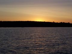 Sunset on my favorite central minnesota lake