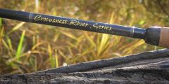 Close-up of Crowsnest River Rod Decal